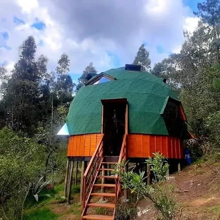 Domo La Esmeralda Glamping Familiar 5P Nobsa Exterior photo